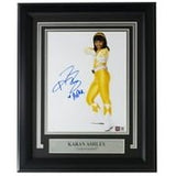 Aisha Campbell Yellow Ranger Signed Framed 8x10 Power Rangers Photo PA COA - Sports Integrity