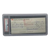 Maurice Richard Signed Montreal Canadiens  Bank Check #42 PSA/DNA