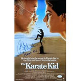 Ralph Macchio Signed 11x17 The Karate Kid poster Photo Karate Kid Inscr JSA