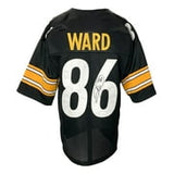 Hines Ward Pittsburgh Signed Black Football Jersey JSA ITP