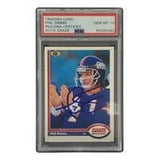 Phil Simms Signed 1991 Upper Deck #181 Giants Trading Card PSA/DNA Gem MT 10 - Sports Integrity