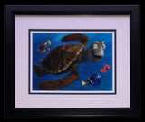 Finding Nemo Framed Surfer Dude Crush 11x14 Disney Commemorative Photo - Sports Integrity