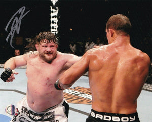 Roy Nelson Signed 8x10 UFC Photo vs Brendan Schaub SI - Sports Integrity