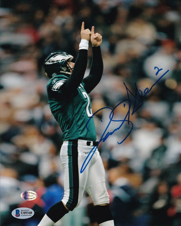 DOUG PEDERSON Signed Autographed Philadelphia Eagles SB52 