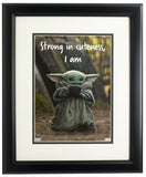 Baby Yoda The Mandalorian Framed 8x10 Cuteness Photo - Sports Integrity