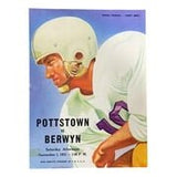 Pottstown vs Berwyn High School Football Program November 1 1952 - Sports Integrity