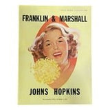 Franklin & Marshall vs Johns Hopkins October 3 1953 Official Game Program - Sports Integrity