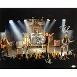 Joe Elliott Phil Collen Signed 16x20 Def Leppard Band Photo JSA ITP