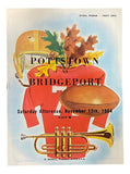 Pottstown vs Bridgeport High School Football Program November 13 1954 - Sports Integrity