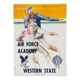 Air Force vs Western State October 13 1956 Official Game Program - Sports Integrity