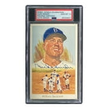 Duke Snider Dodgers Signed 4x6 Perez-Steele Postcard PSA/DNA Gem MT 10