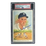 Charlie Gehringer Tigers Signed 4x6 Perez - Steele Postcard PSA/DNA - Sports Integrity