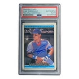 Ivan Rodriguez Signed 1991 Leaf #289 Texas Rangers Rookie Card PSA/DNA