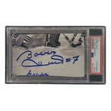 Bobby Hull Signed Slabbed Chicago Blackhawks Cut Signature PSA/DNA 85076456