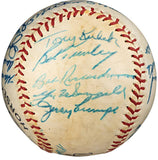 1958 New York Yankees Signed Spalding Baseball Berra Ford & More PSA LOA