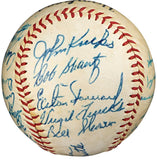 1958 New York Yankees Signed Spalding Baseball Berra Ford & More PSA LOA