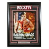 Dolph Lundgren Signed Framed 16x20 Rocky IV Poster Photo Drago Inscribed JSA ITP - Sports Integrity