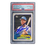 Ken Griffey Jr Signed Mariners 1989 Topps #41T Rookie Card PSA/DNA