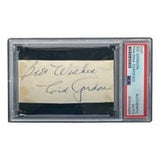 Sid Gordon Milwaukee Braves Signed Slabbed Cut Signature PSA/DNA - Sports Integrity