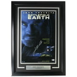 John Travolta Signed Framed 12x18 Battlefield Earth Poster Photo BAS ITP