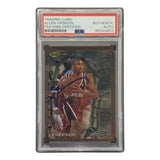 Allen Iverson Signed 1996 Topps Finest #69 76ers Rookie Card PSA/DNA