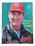 Washington Senators 1969 Official Program Scorecard