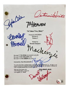 7th Heaven (7) Cast Signed It Takes Two Baby Script Jessica Biel & More BAS - Sports Integrity