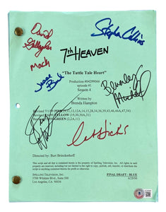 7th Heaven (7) Cast Signed The Tattle Tale Heart Script Jessica Biel & More BAS - Sports Integrity