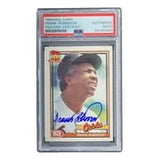 Frank Robinson Signed 1991 Topps #639 Baltimore Orioles Trading Card PSA/DNA - Sports Integrity