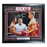 Dolph Lundgren Signed Framed 16x20 Rocky IV Photo Drago Inscribed JSA ITP - Sports Integrity