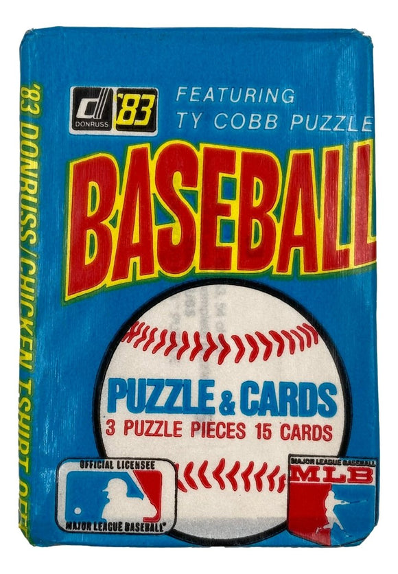 1983 Donruss MLB Baseball 15 Card Wax Pack - Sports Integrity