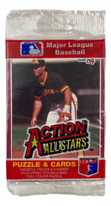 1984 Donruss Action All Stars Puzzle & Card Pack Steve Garvey Dusty Baker - Sports Integrity