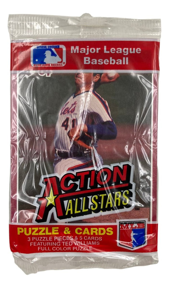 1984 Donruss Action All Stars Puzzle & Card Pack Tom Seaver Willie McGee - Sports Integrity