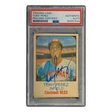 Tony Perez Signed Cincinnati Reds 1975 Hostess #127 Trading Card PSA/DNA - Sports Integrity