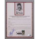 Mike Schmidt Signed Philadelphia Phillies Book Page BAS BH71201 - Sports Integrity