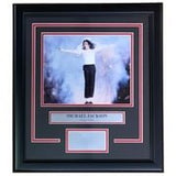 Michael Jackson Framed 8x10 Concert Photo w/ Laser Engraved Signature - Sports Integrity