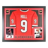 Bobby Hull Chicago Signed Framed Red Hockey Jersey BAS - Sports Integrity