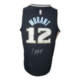 Ja Morant Signed Memphis Grizzlies Black Fanatics Basketball XL Jersey BAS