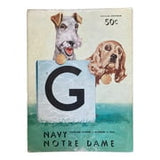 Notre Dame vs Navy November 4 1950 Official Game Program