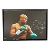 Floyd Mayweather Jr Signed Framed 22x32 Boxing Spotlight Canvas - Sports Integrity