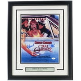 Cheech and Chong Signed Framed 11x14 Up in Smoke Poster Photo JSA LL09023