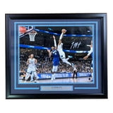 Ja Morant Signed Framed 16x20 Memphis Grizzlies vs Timberwolves Photo BAS