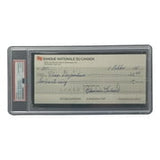 Maurice Richard Signed Montreal Canadiens  Bank Check #351 PSA/DNA