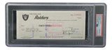 Al Davis Signed Oakland Raiders Bank Check #16495 PSA/DNA Gem MT 10 - Sports Integrity