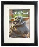 Baby Yoda The Mandalorian Framed 8x10 Snack Time Photo - Sports Integrity