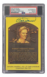 Bobby Doerr Signed 4x6 Boston Red Sox HOF Plaque Card PSA/DNA 85027879 - Sports Integrity