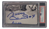 Bobby Hull Signed Slabbed Chicago Blackhawks Cut Signature PSA/DNA 85076456 - Sports Integrity