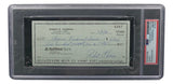 Bobby Thomson New York Giants Signed  Bank Check PSA/DNA 85025540