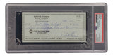 Bobby Thomson New York Giants Signed  Bank Check PSA/DNA 85025552