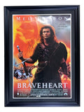 Mel Gibson Signed Framed 27x39 Braveheart Movie Poster JSA Hologram - Sports Integrity